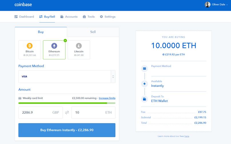 Etherum 구매