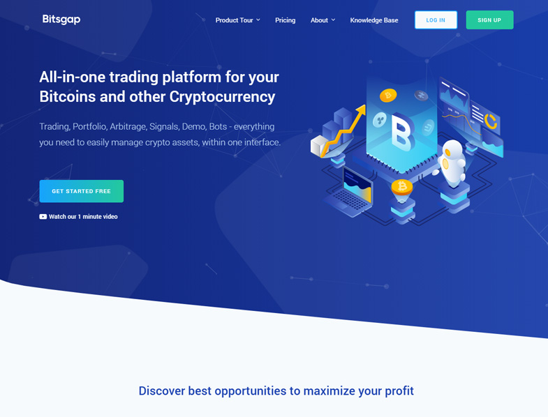 Bitsgap All-in-one tirdzniecības platforma